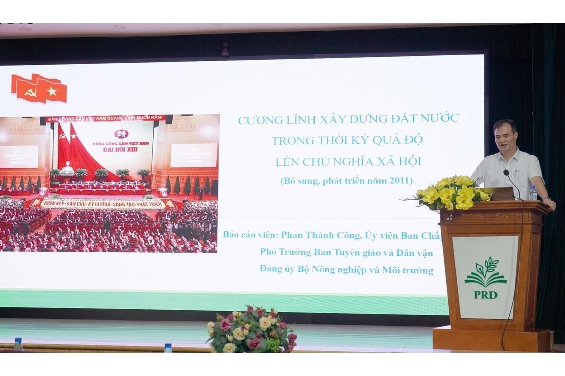 Đảng ủy Bộ NN-MT khai giảng lớp Bồi dưỡng nhận thức về Đảng tại TP.HCM